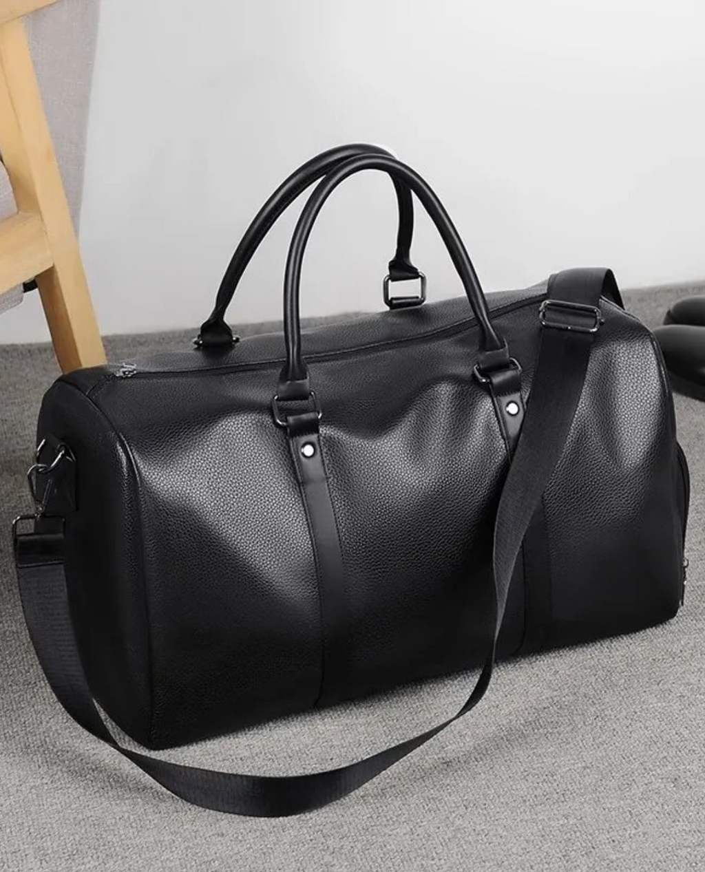 Duffle Bag OSTERSUND aus Vollnarbenleder