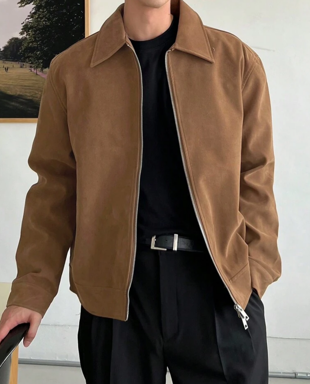 Jacke IOLGER aus Wildleder