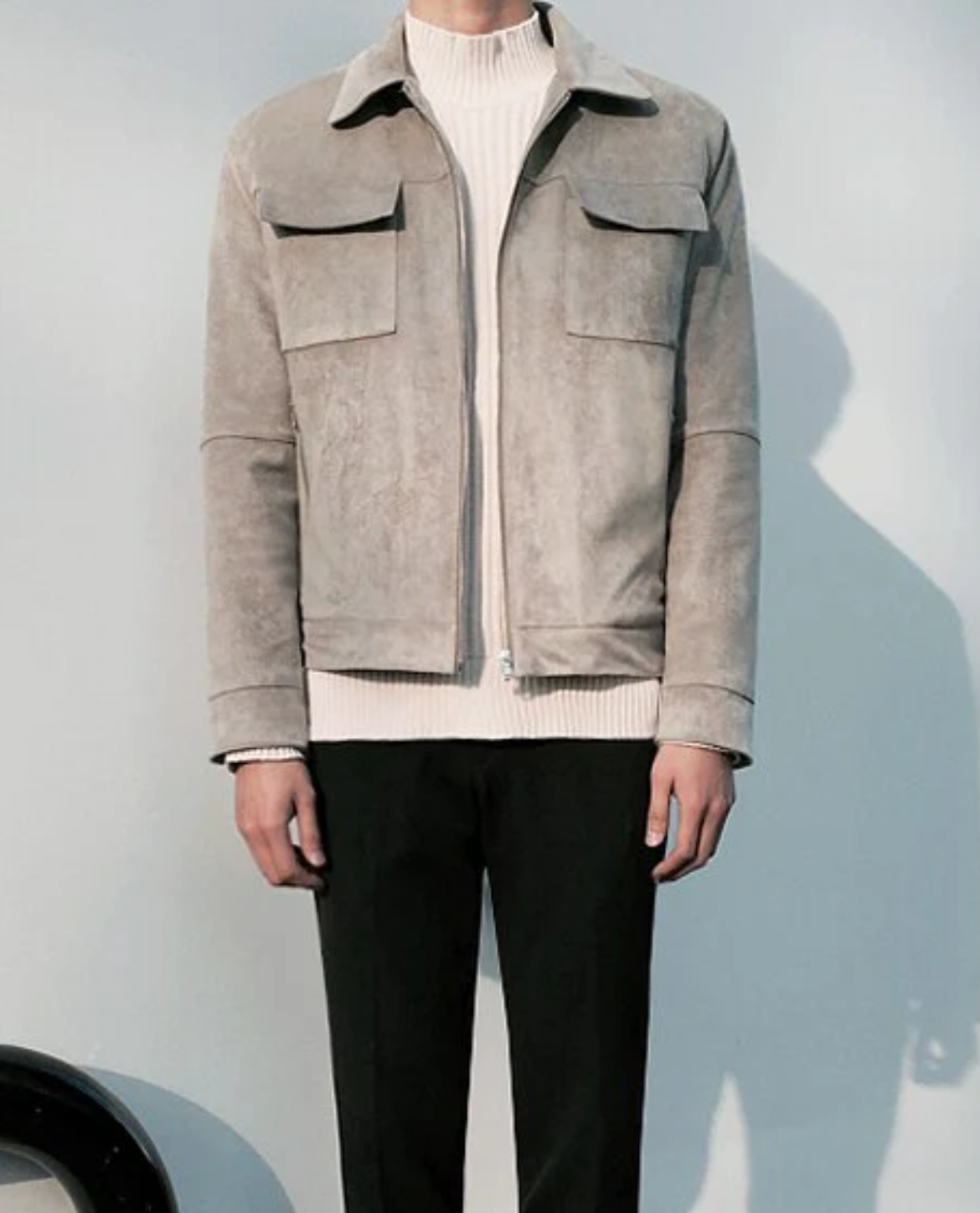 Jacke PORI aus Wildleder