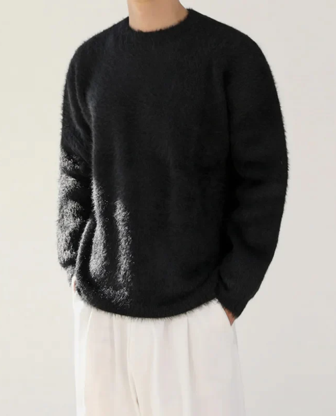 Strickpullover SIRI aus Mohair und Wolle