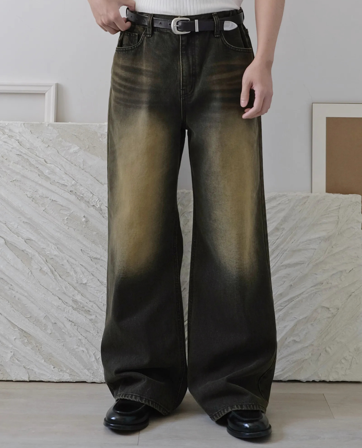 Jeans QAGNE aus Denim - Gelb