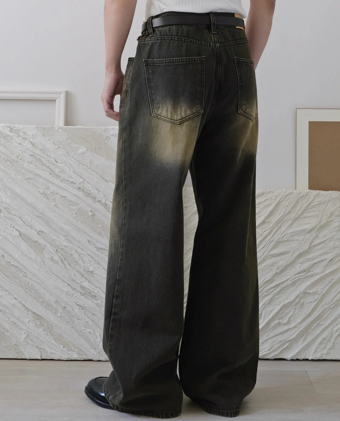 Jeans QAGNE aus Denim - Gelb