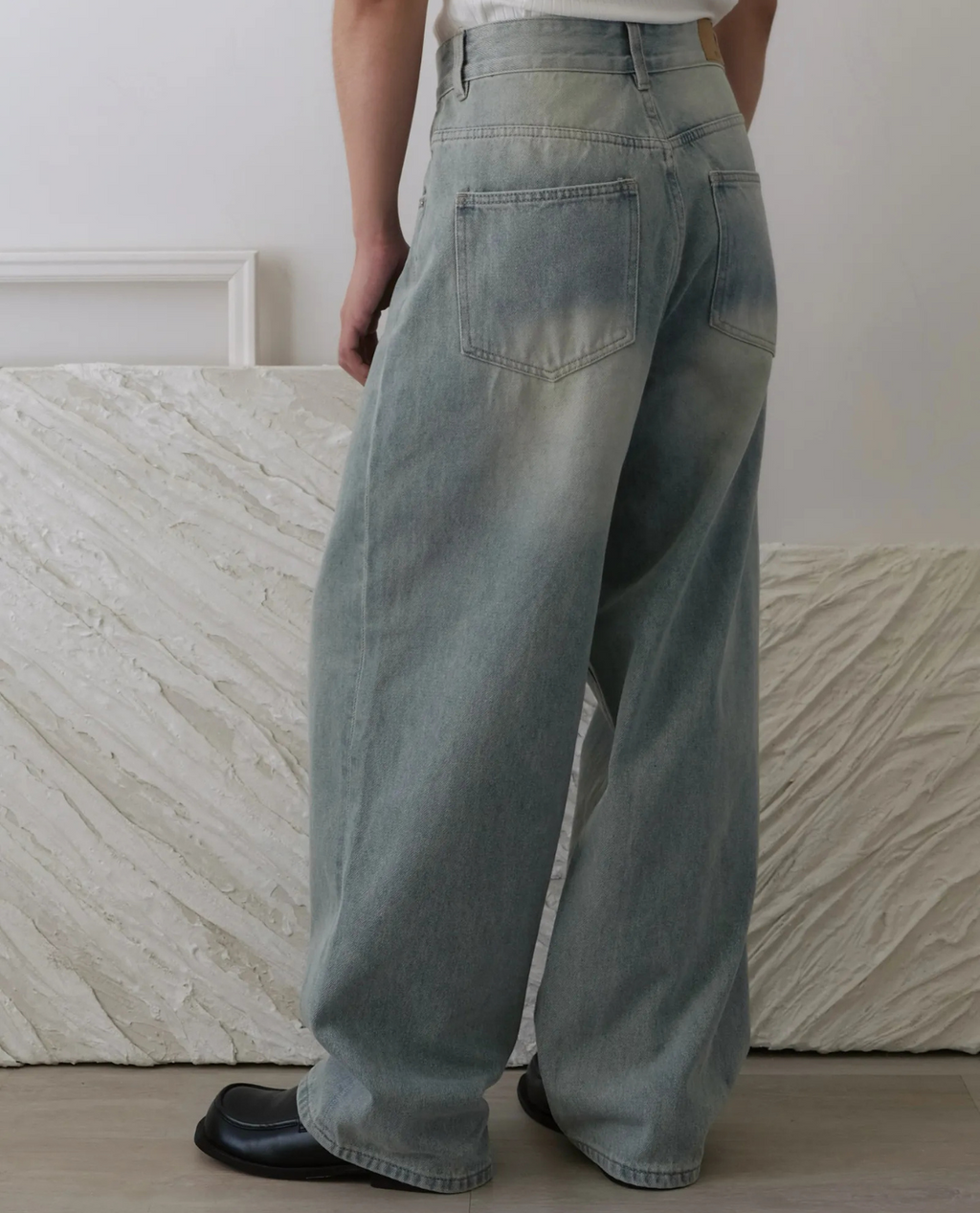KUOPIO Jeans aus Denim - Hellblau