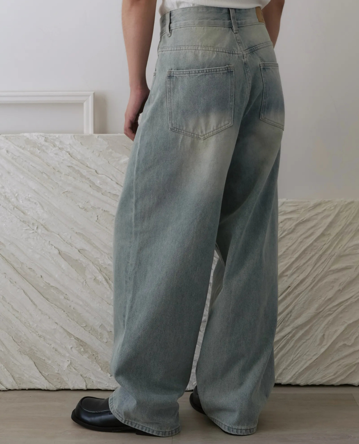 KUOPIO Jeans aus Denim - Hellblau