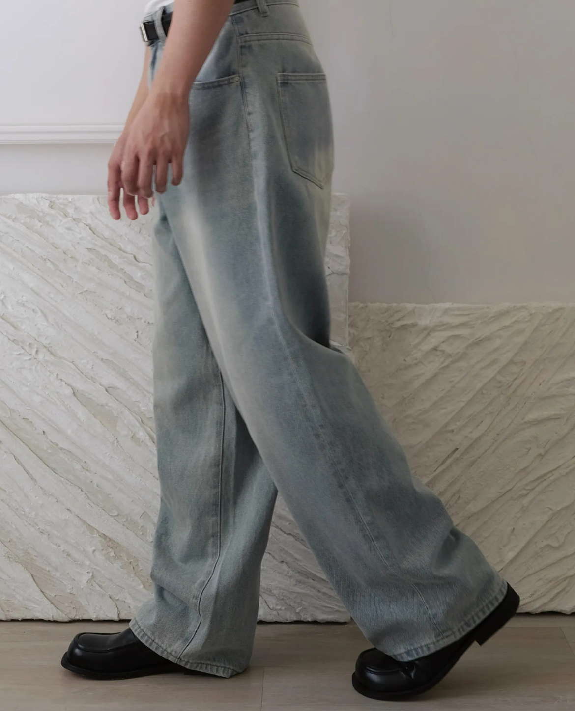 KUOPIO Jeans aus Denim - Hellblau