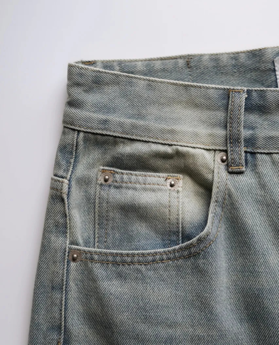 KUOPIO Jeans aus Denim - Hellblau