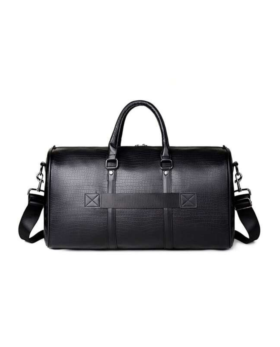 48h-Reisetasche TYRA aus Leder - Schwarz