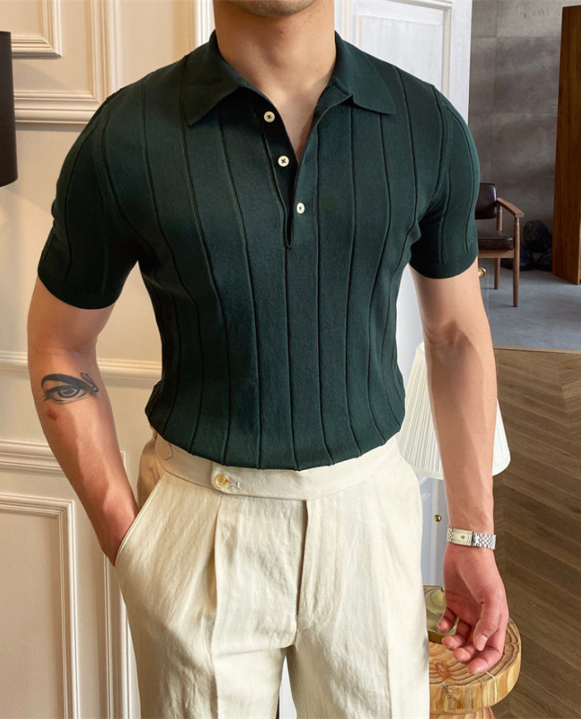 FRI Poloshirt aus Baumwollmischung