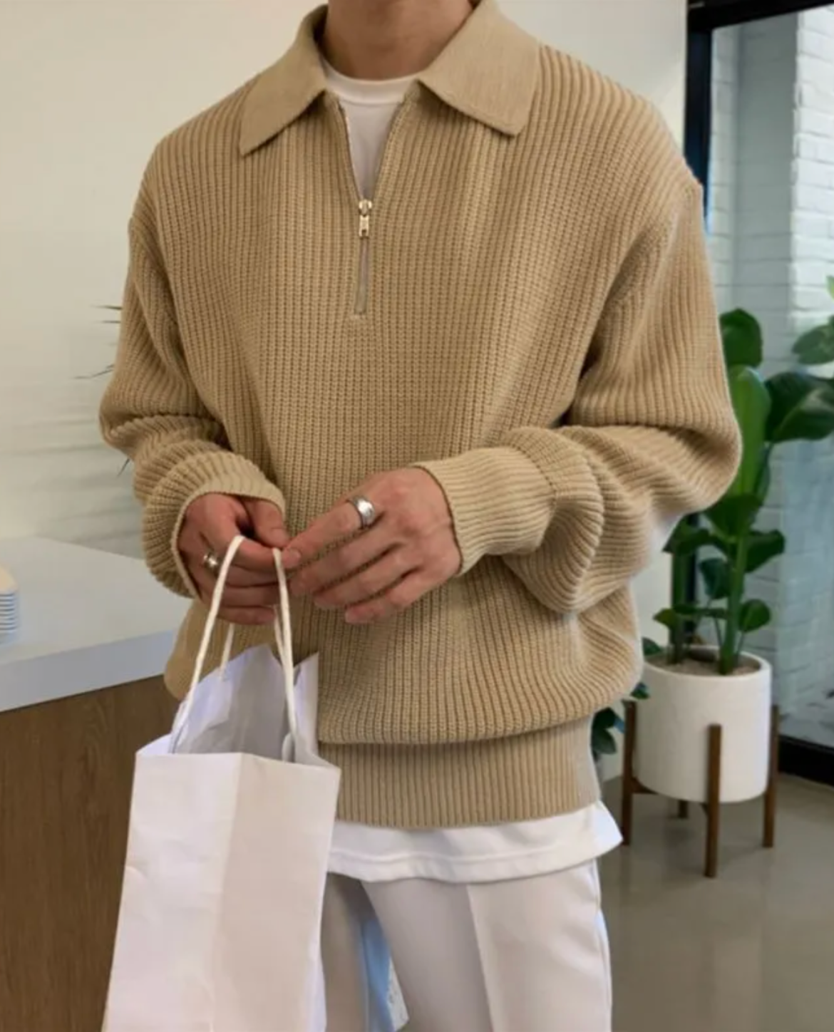Strickpullover BJÖRK aus Baumwolle