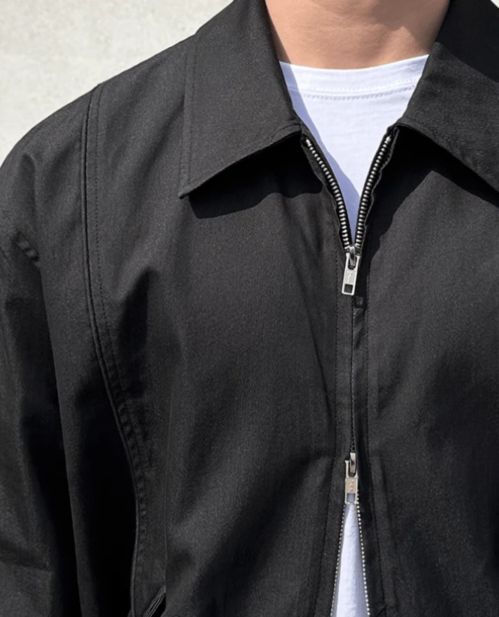 Jacke COTLE aus Baumwollmischung – Schwarz