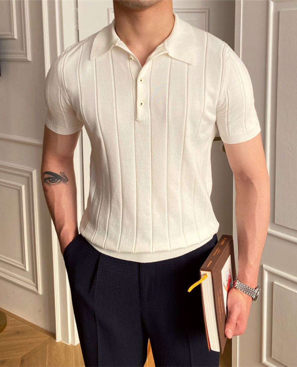 FRI Poloshirt aus Baumwollmischung