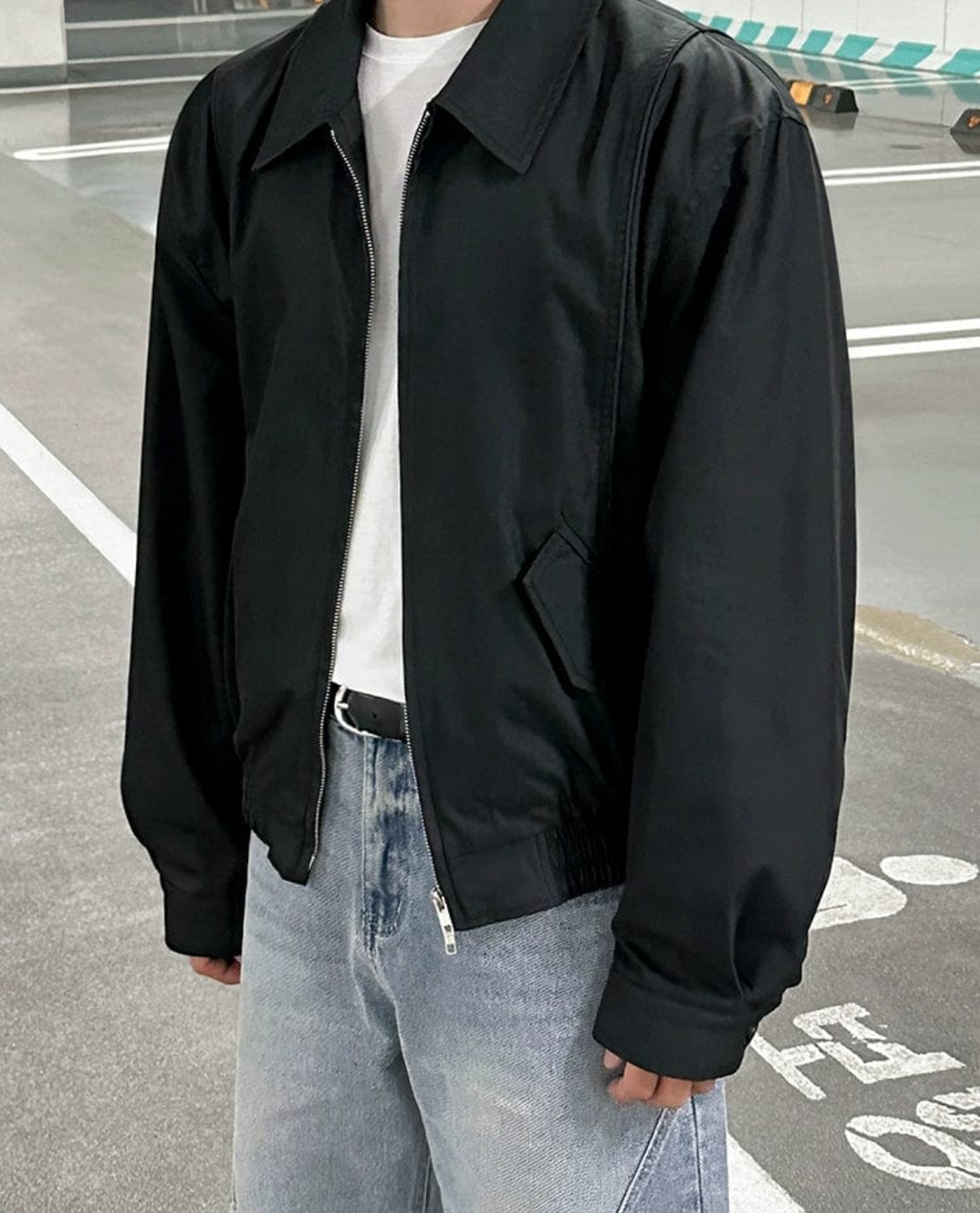 Jacke COTLE aus Baumwollmischung – Schwarz