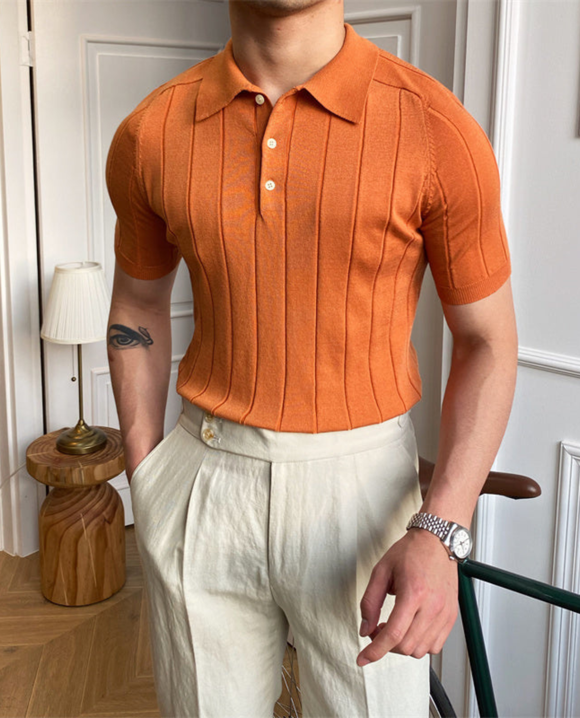 FRI Poloshirt aus Baumwollmischung