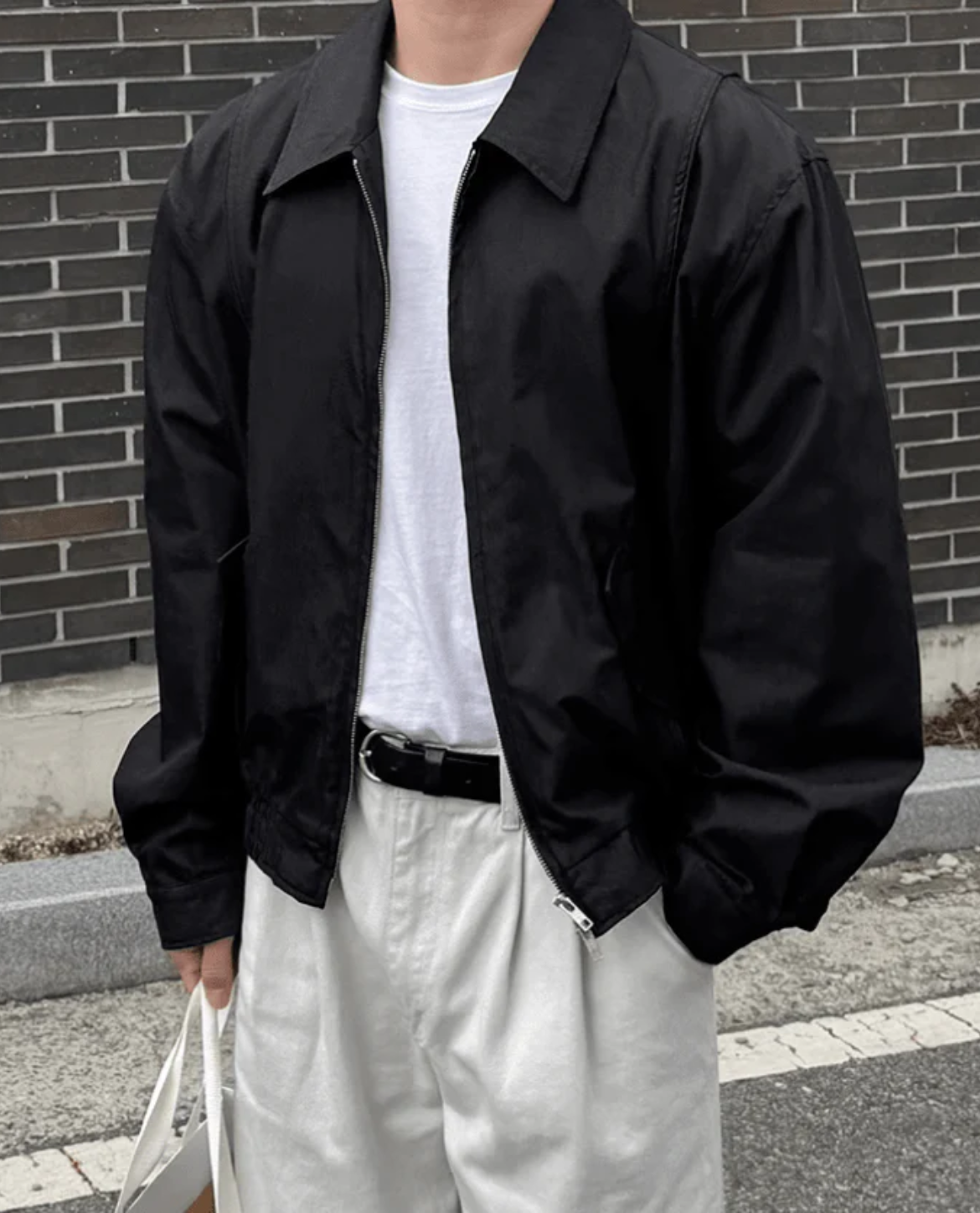 Jacke COTLE aus Baumwollmischung – Schwarz