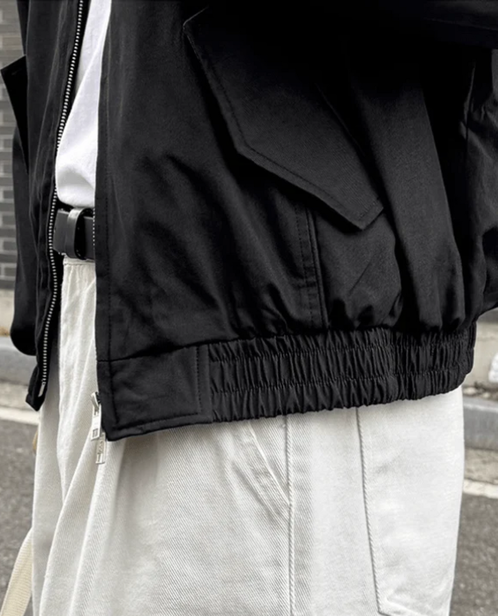 Jacke COTLE aus Baumwollmischung – Schwarz