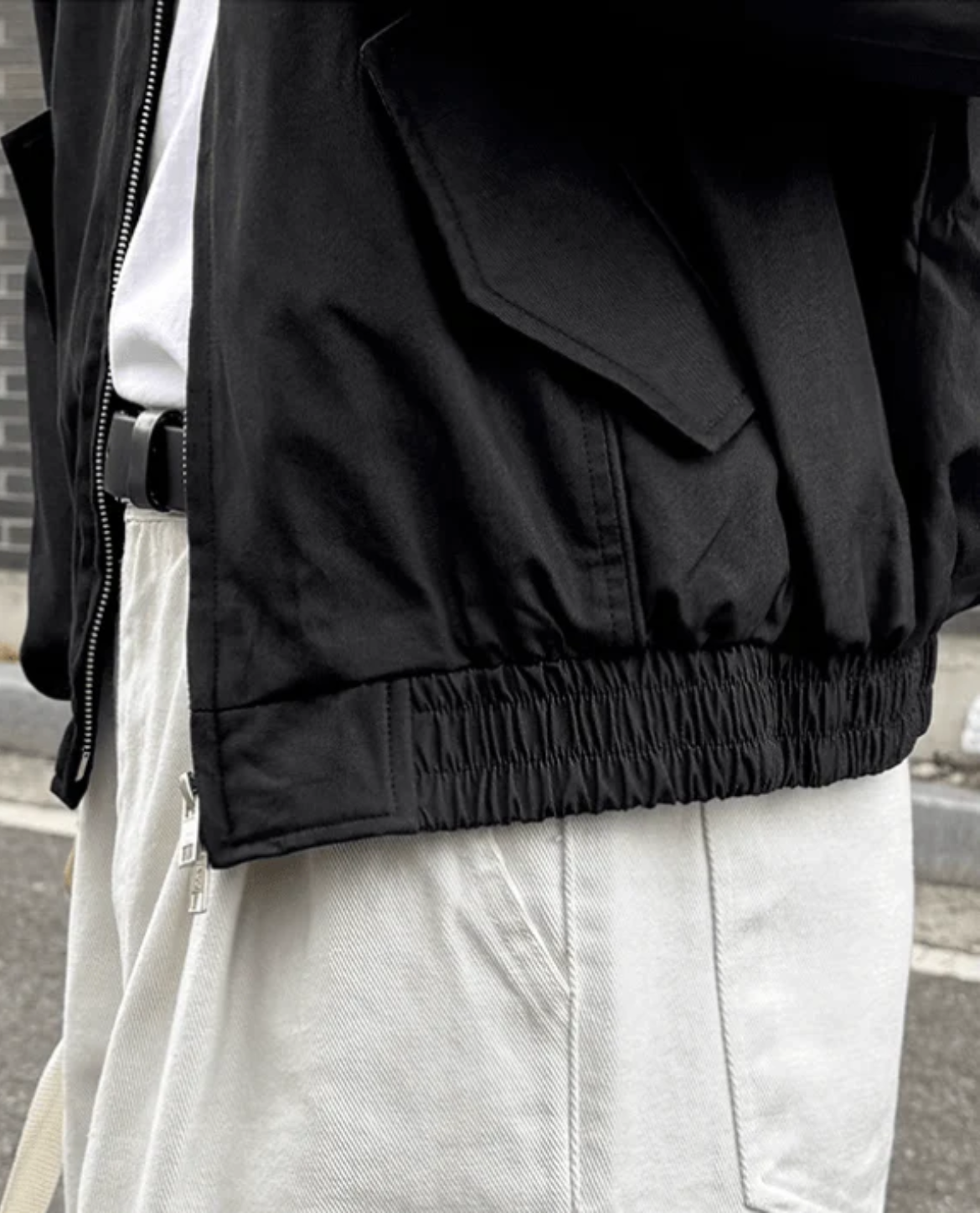 Jacke COTLE aus Baumwollmischung – Schwarz