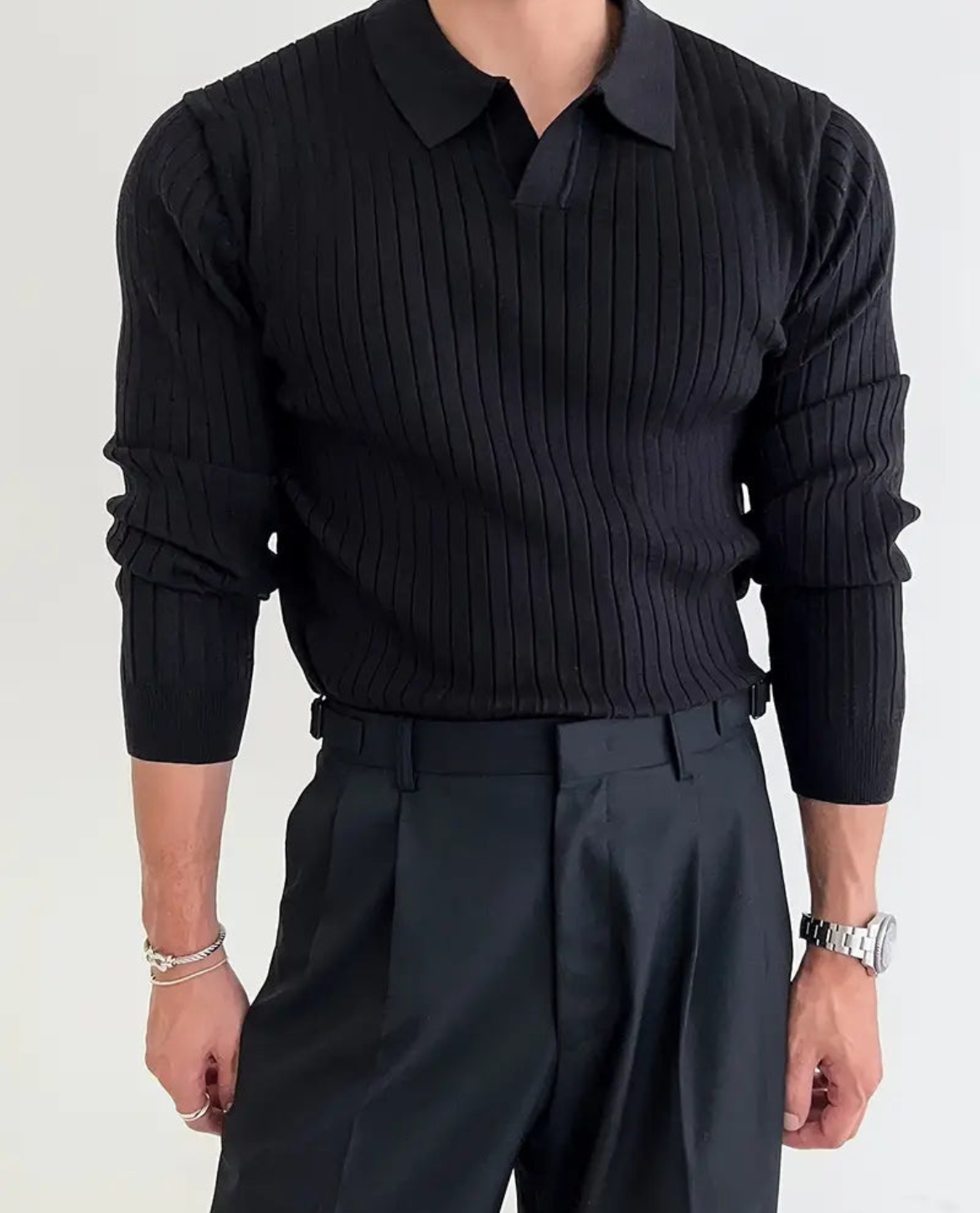SAGA Poloshirt aus Baumwollmischung