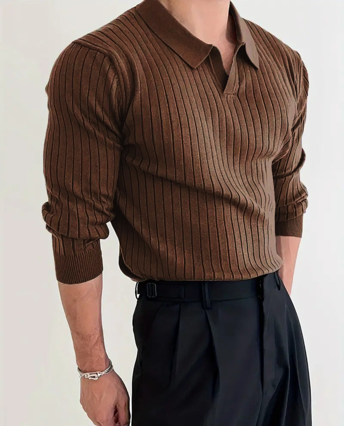 SAGA Poloshirt aus Baumwollmischung
