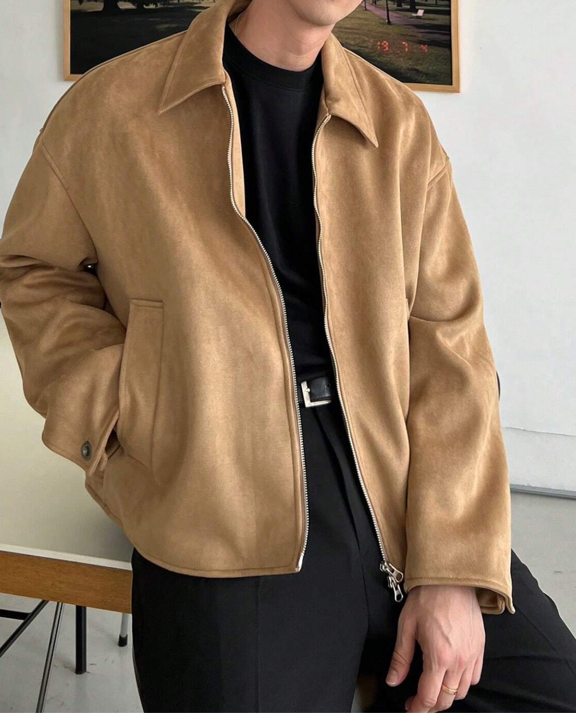Jacke IOLGER aus Wildleder