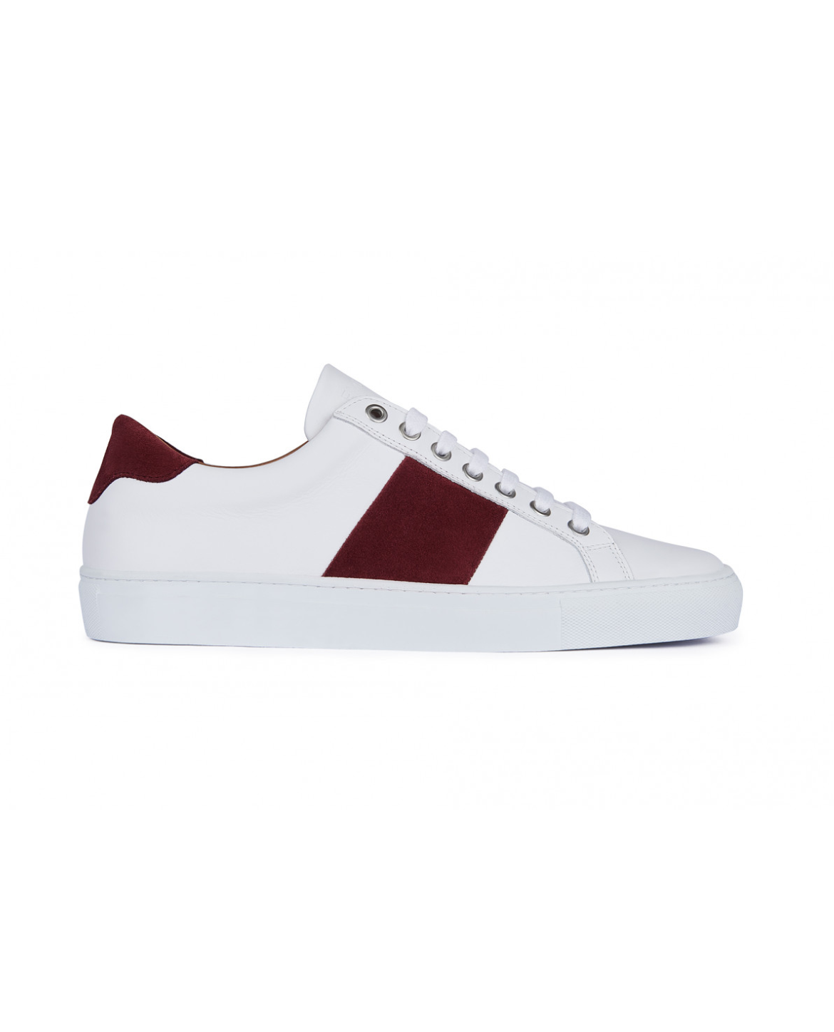 GUSTAV Sneaker aus Leder - Weiß