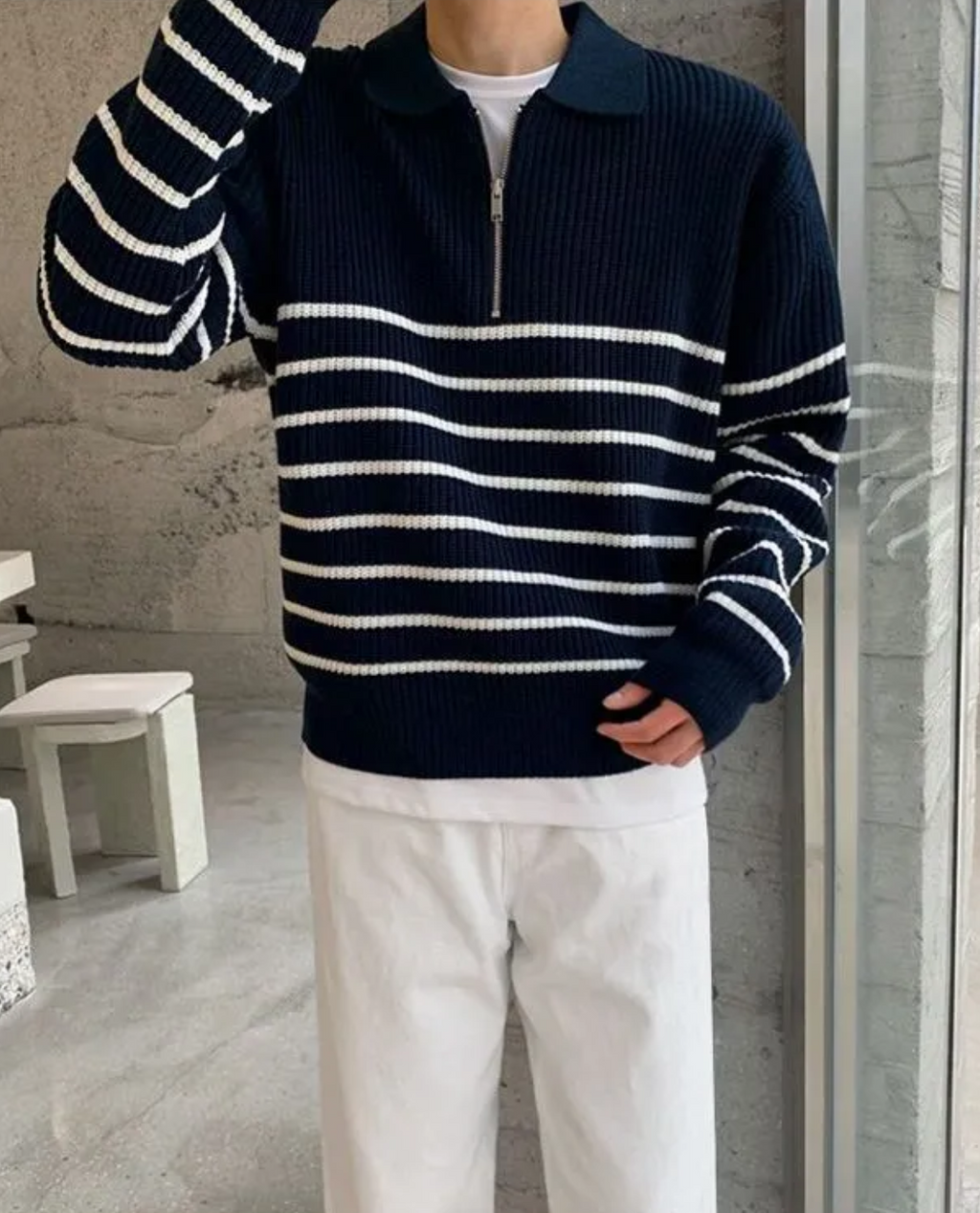 Strickpullover TRELLEBORG aus Baumwolle