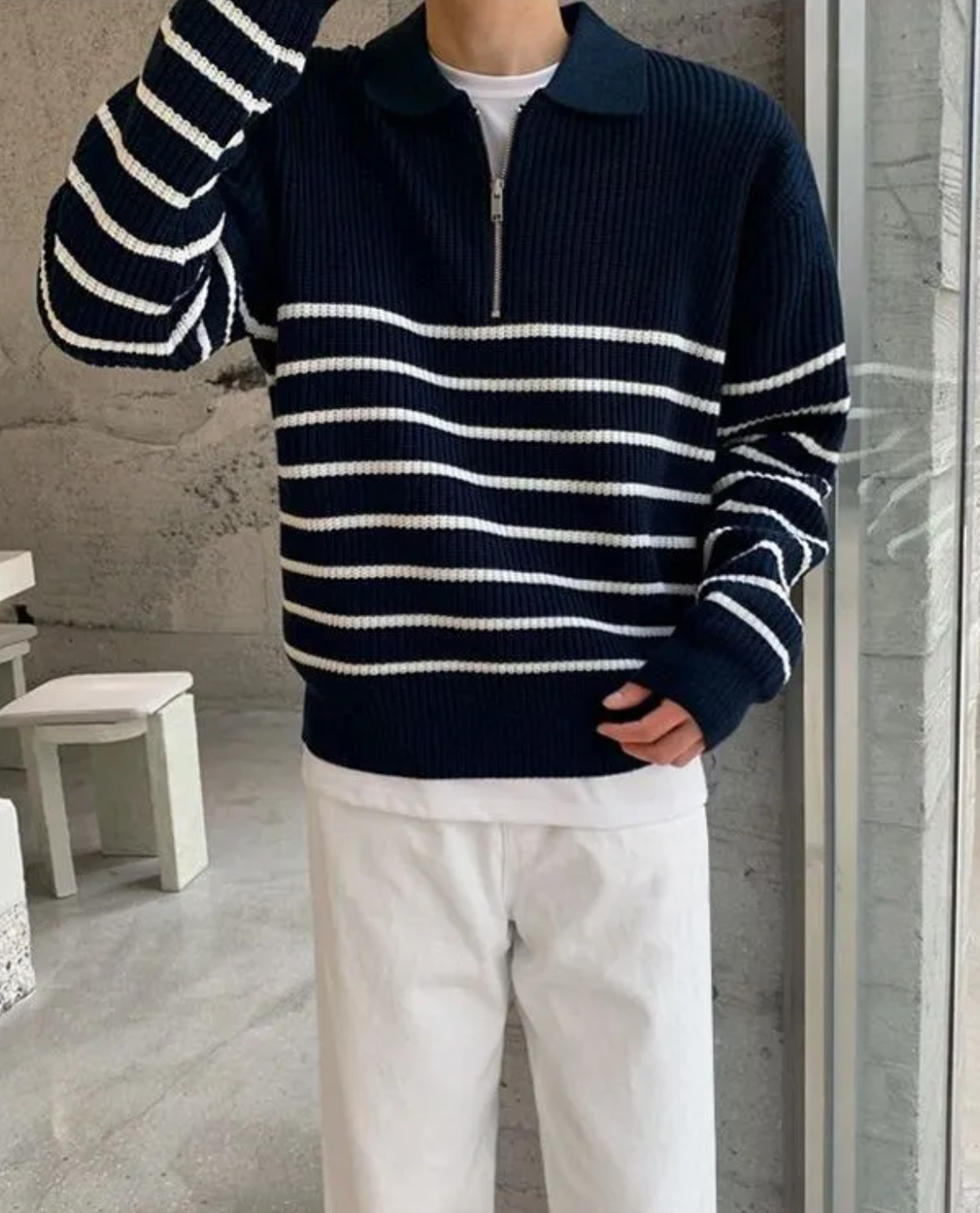 Strickpullover TRELLEBORG aus Baumwolle