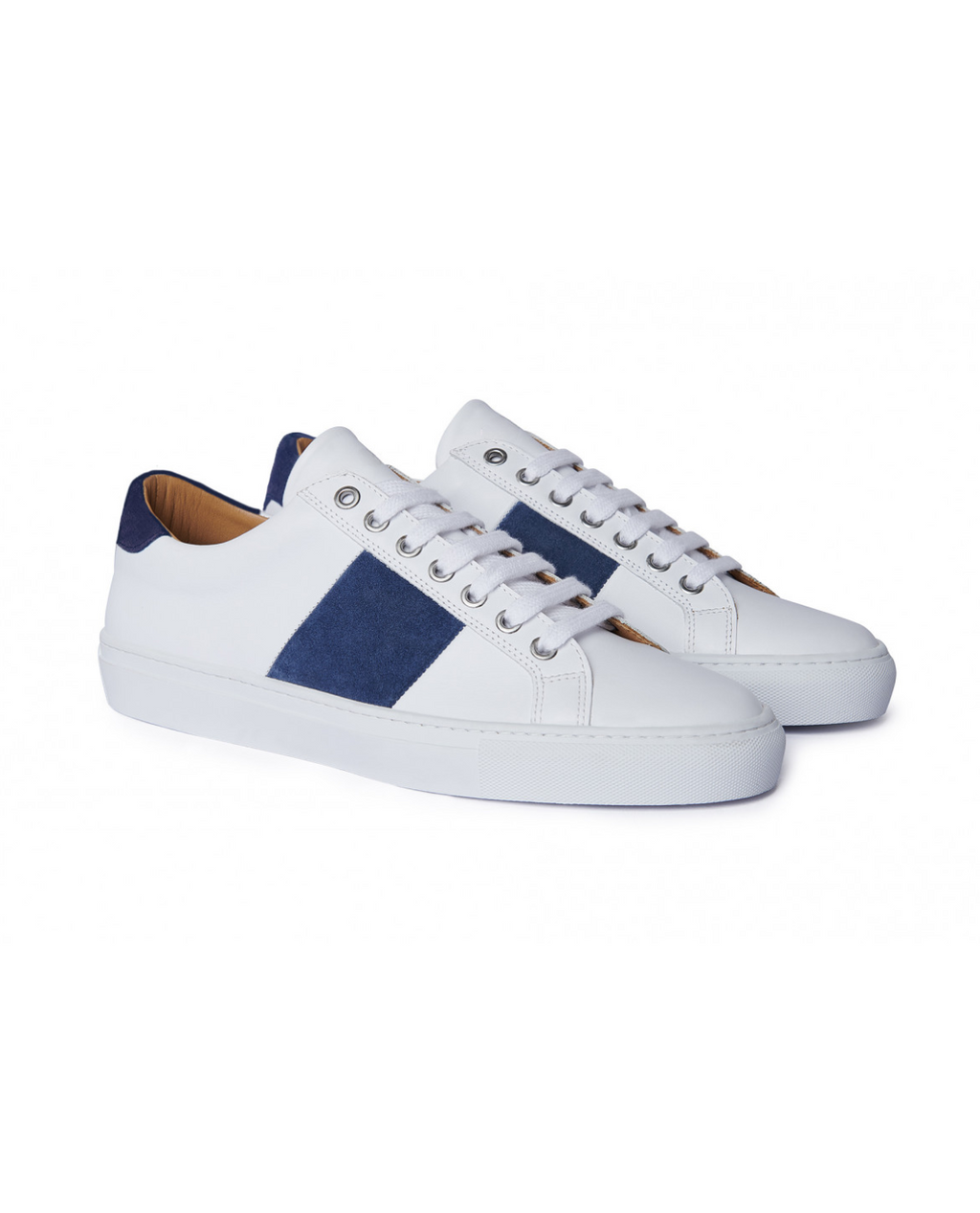 GUSTAV Sneaker aus Leder - Weiß