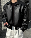 Jacke WURE aus Leder