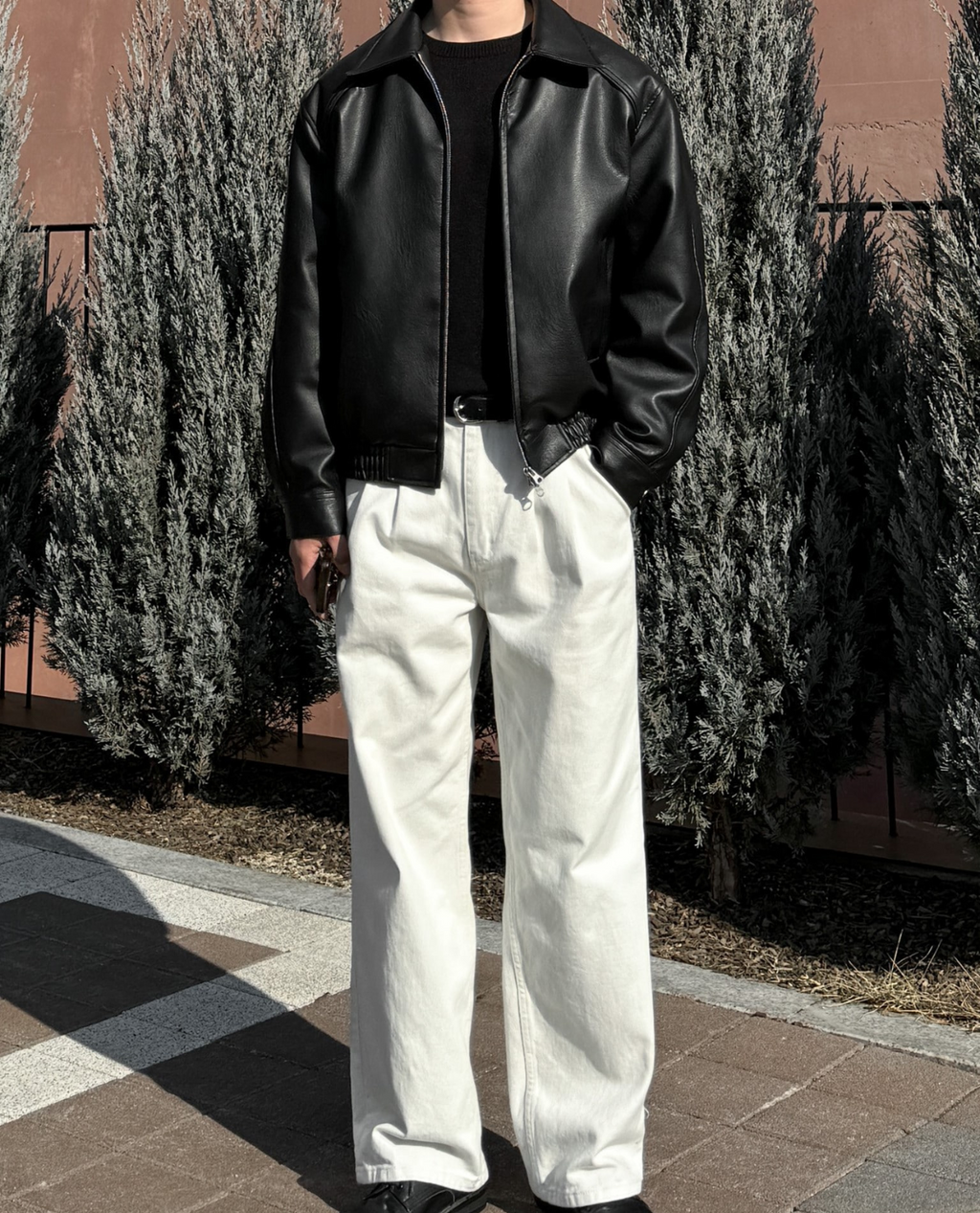 Jacke WURE aus Leder