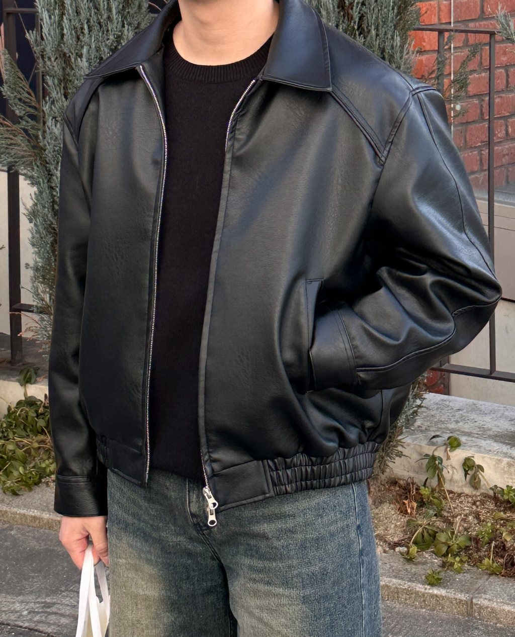 Jacke WURE aus Leder