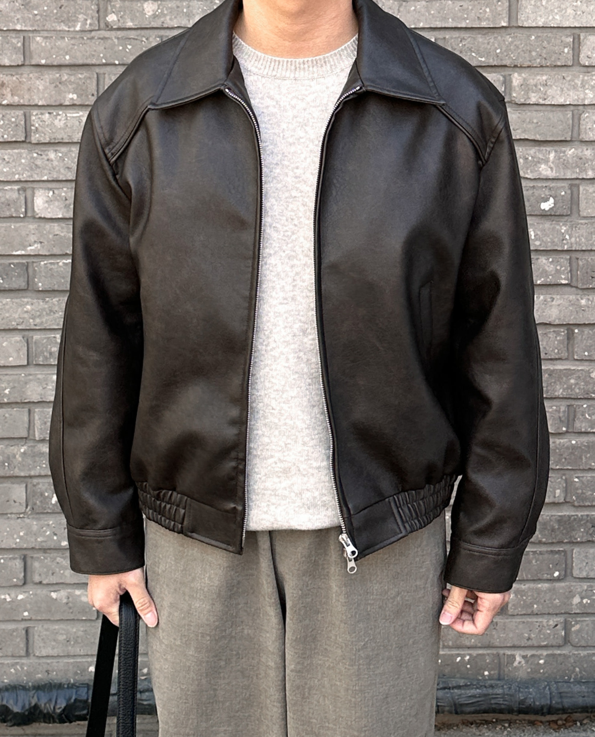 Jacke WURE aus Leder