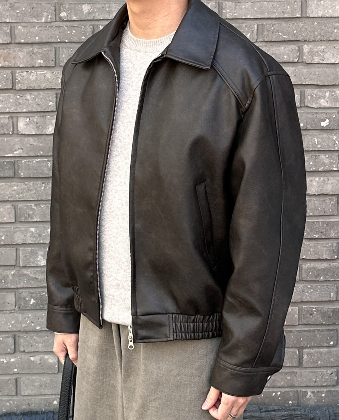 Jacke WURE aus Leder