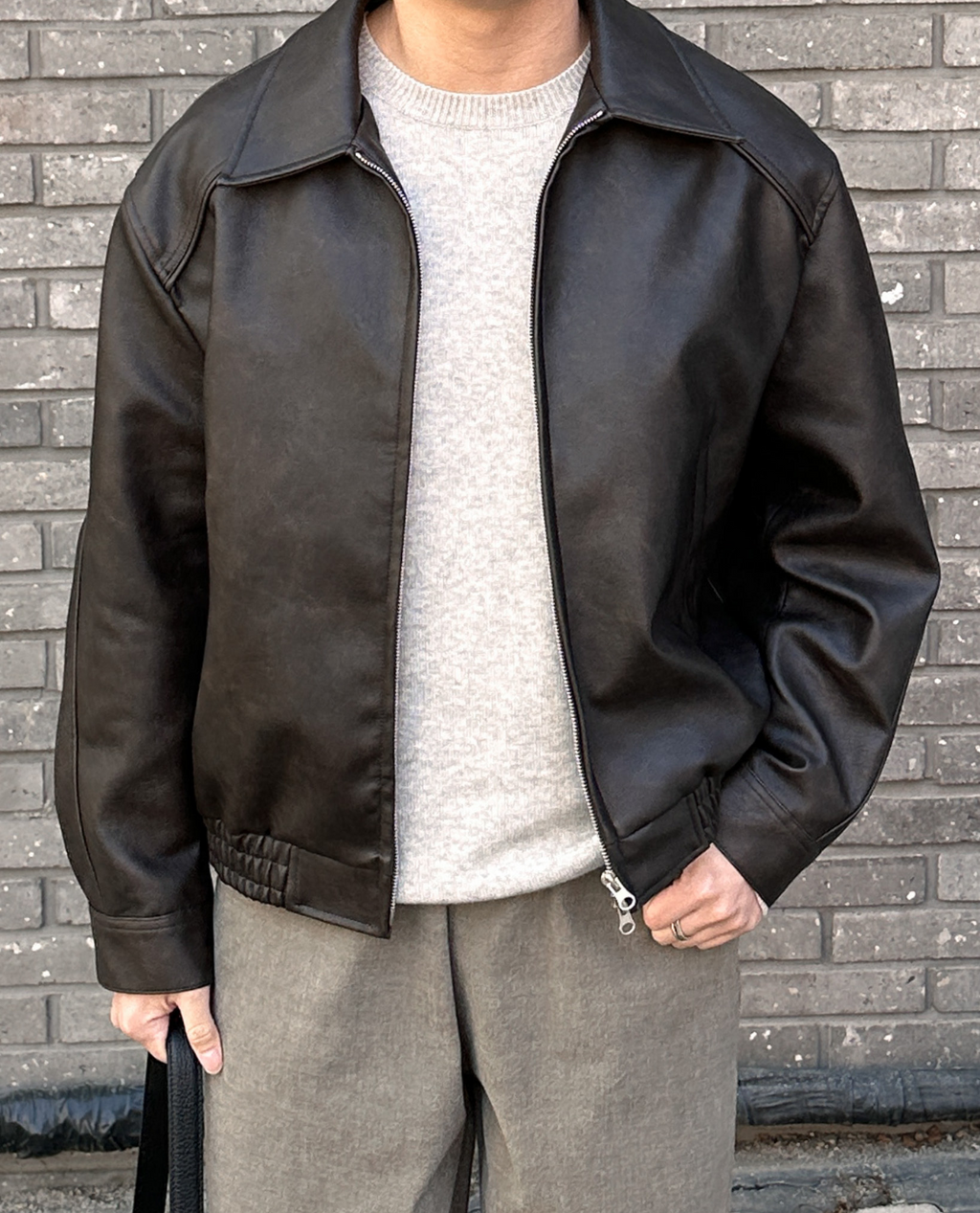 Jacke WURE aus Leder