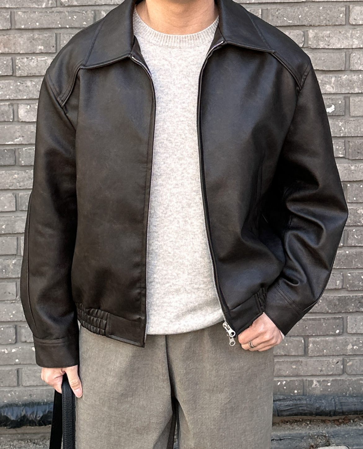 Jacke WURE aus Leder
