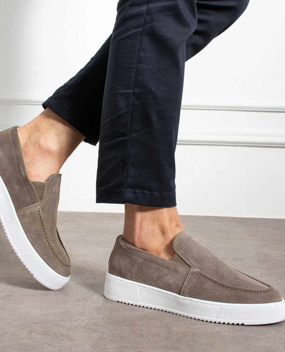 Loafer TYRESO aus Wildleder – Schwarz