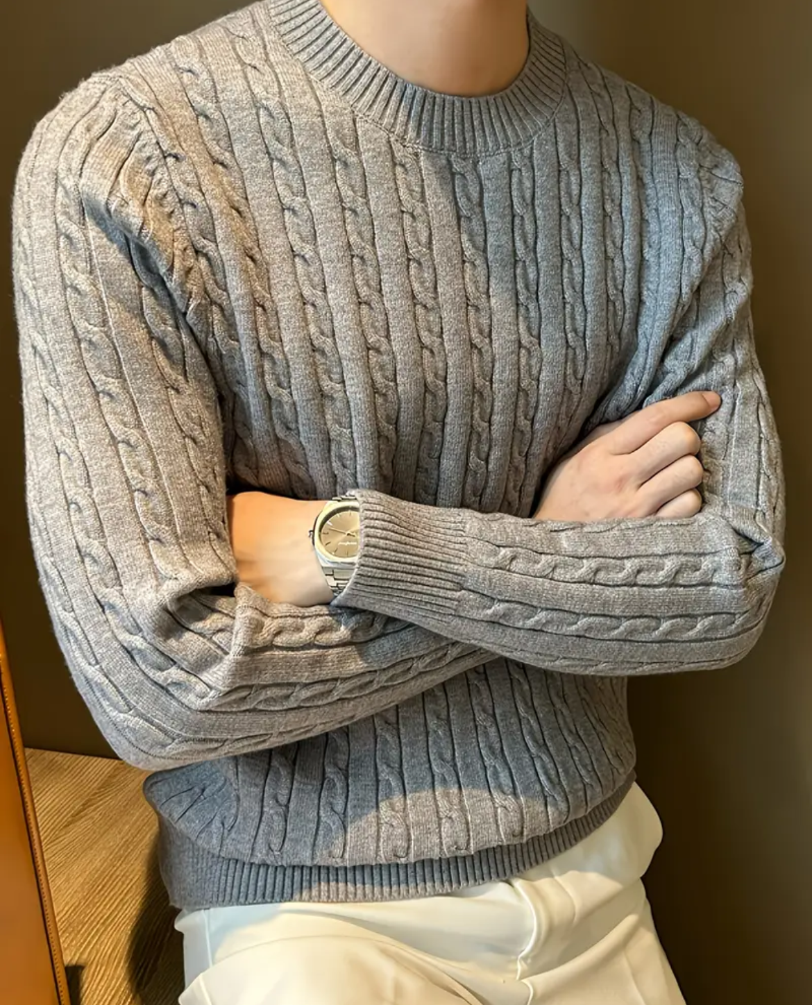 Pullover VARBERG aus Baumwollmischung
