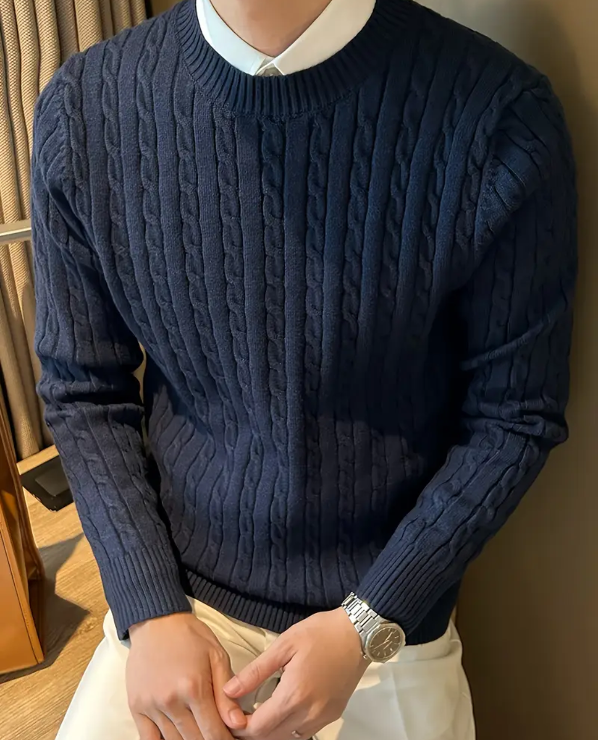 Pullover VARBERG aus Baumwollmischung