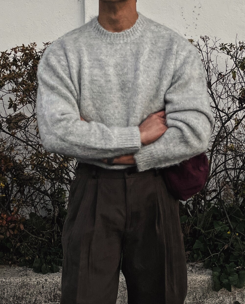 Strickpullover SANNA aus Mohair und Wolle