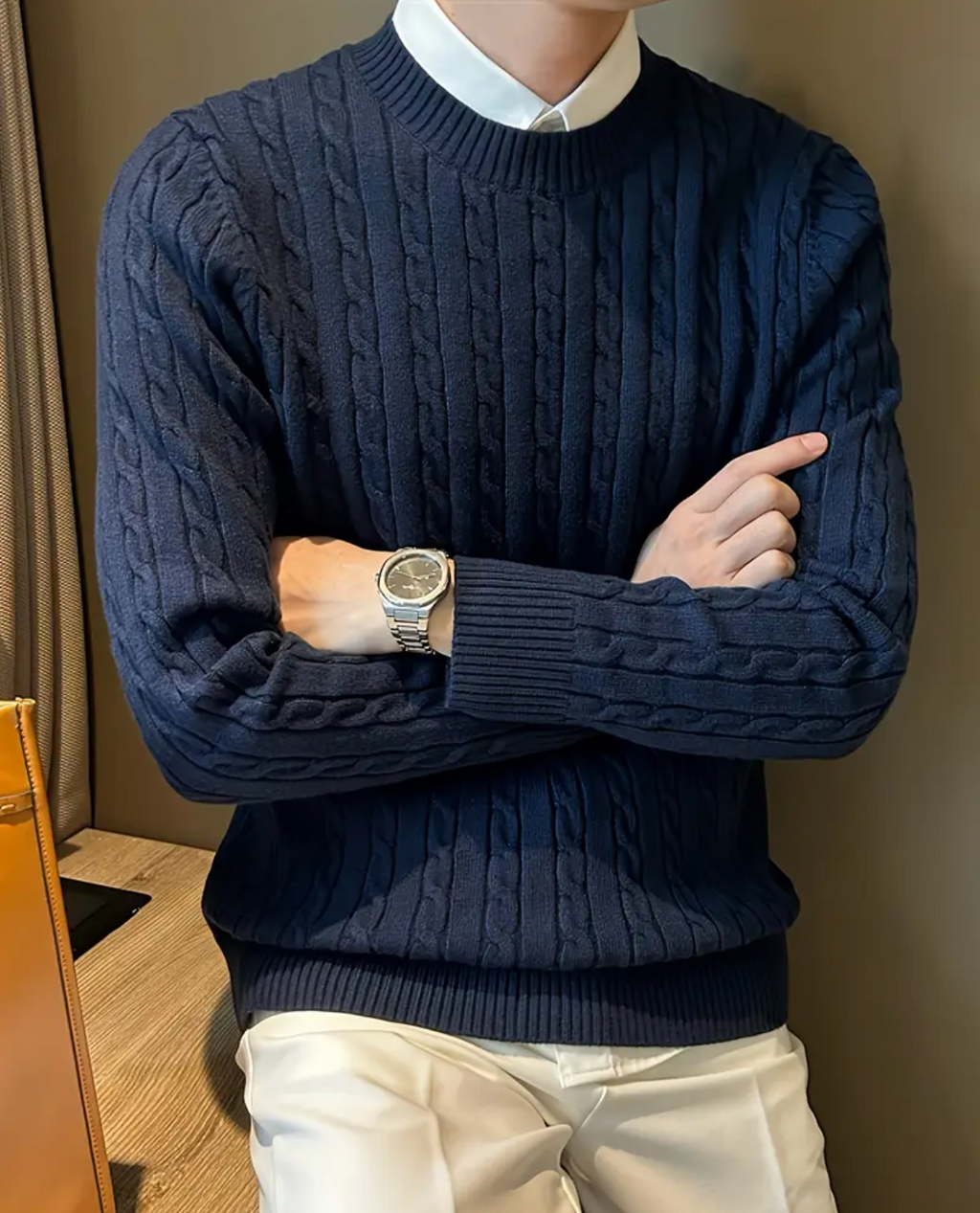 Pullover VARBERG aus Baumwollmischung