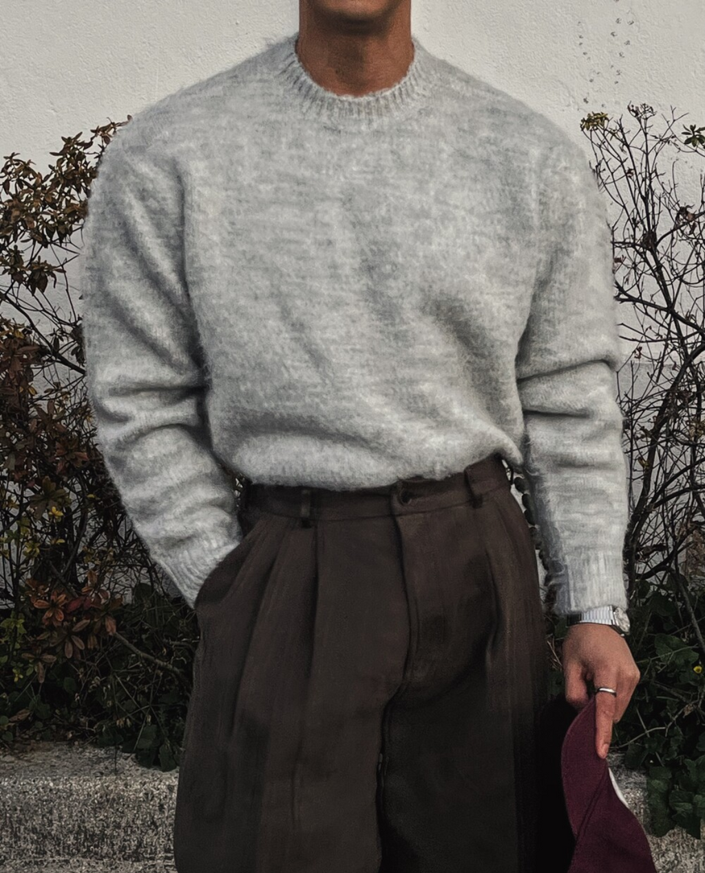 Strickpullover SANNA aus Mohair und Wolle