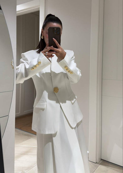 Blazer LJARNE aus Stoff - Weiß