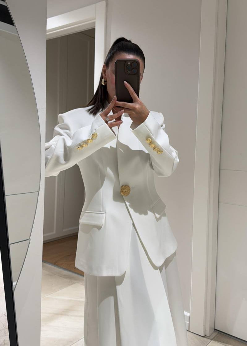 Blazer LJARNE aus Stoff - Weiß