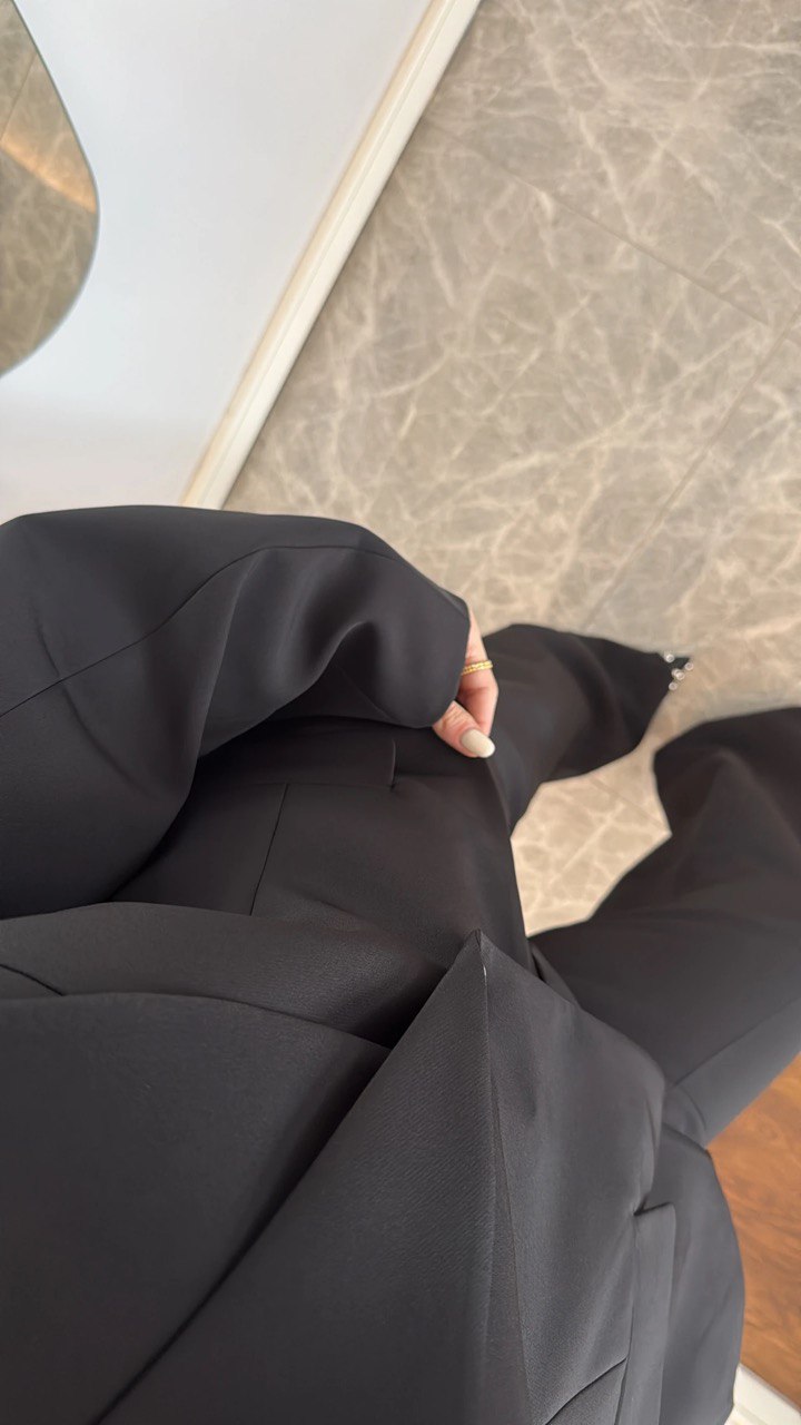 COREN Set aus Polyester - Schwarz