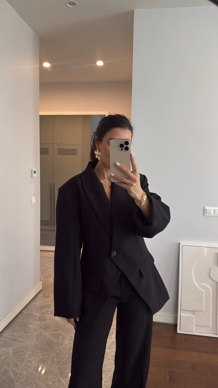COREN Set aus Polyester - Schwarz