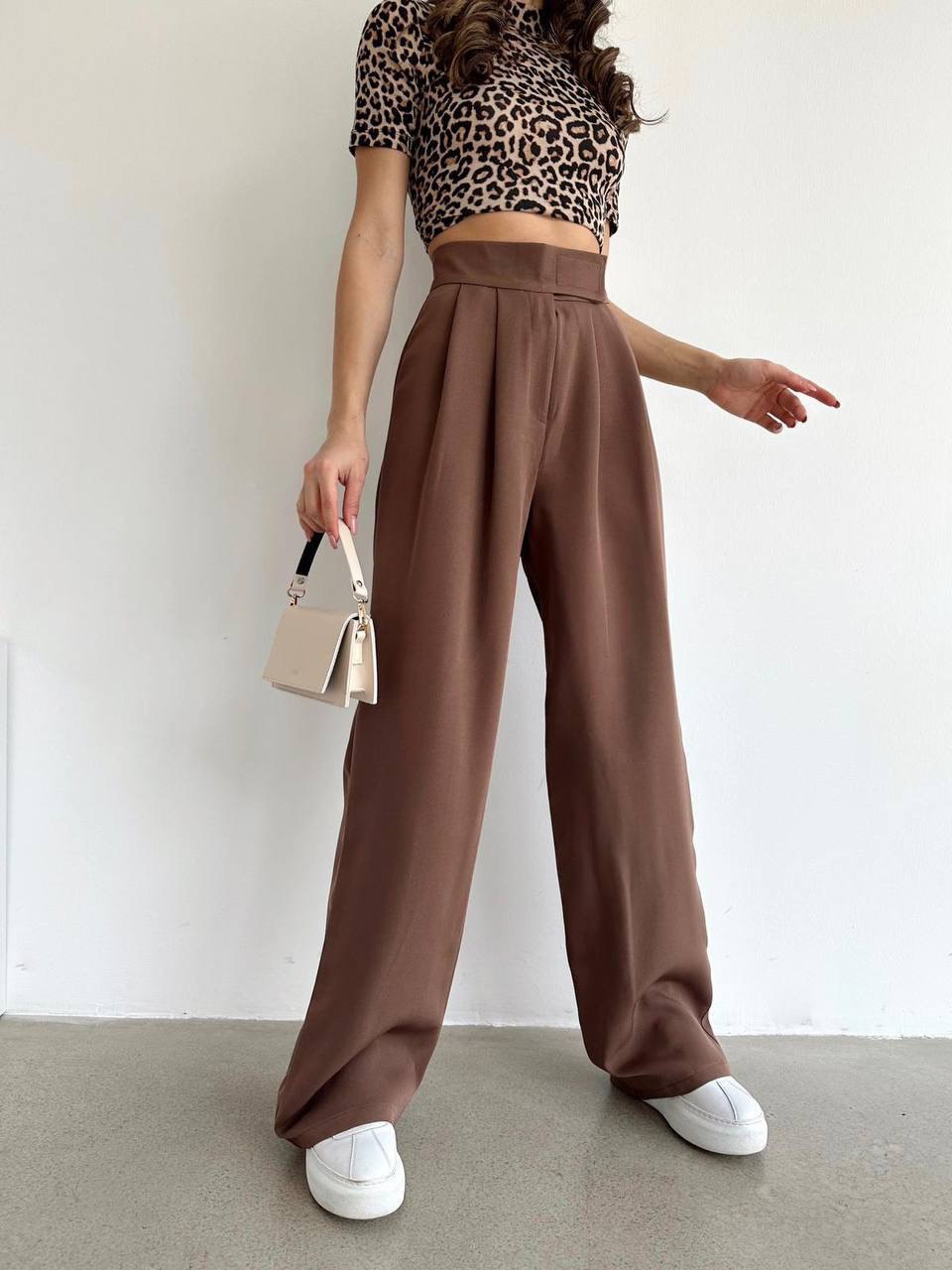 HOGIL Stoffhose - Braun