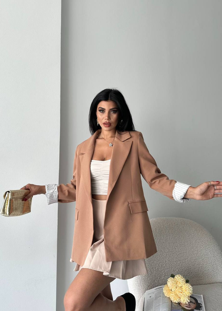 Blazer YIGURD aus Polyester - Camel