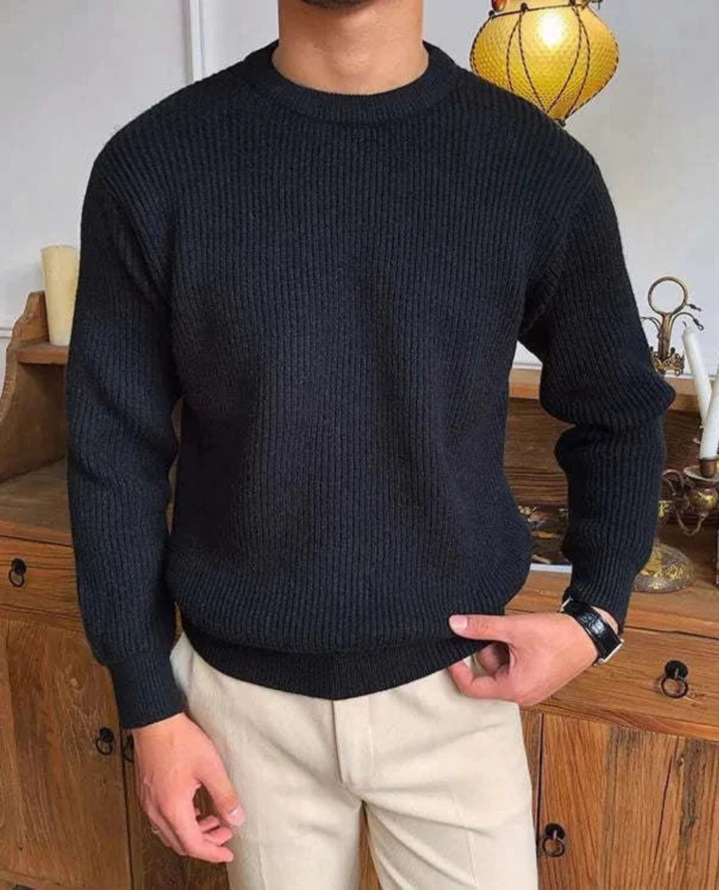 Strickpullover GRAN aus Baumwollmischung
