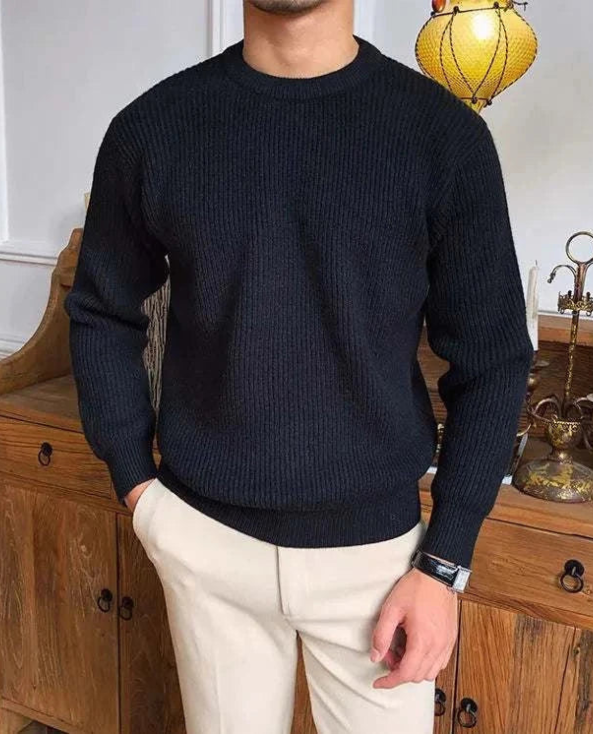 Strickpullover GRAN aus Baumwollmischung