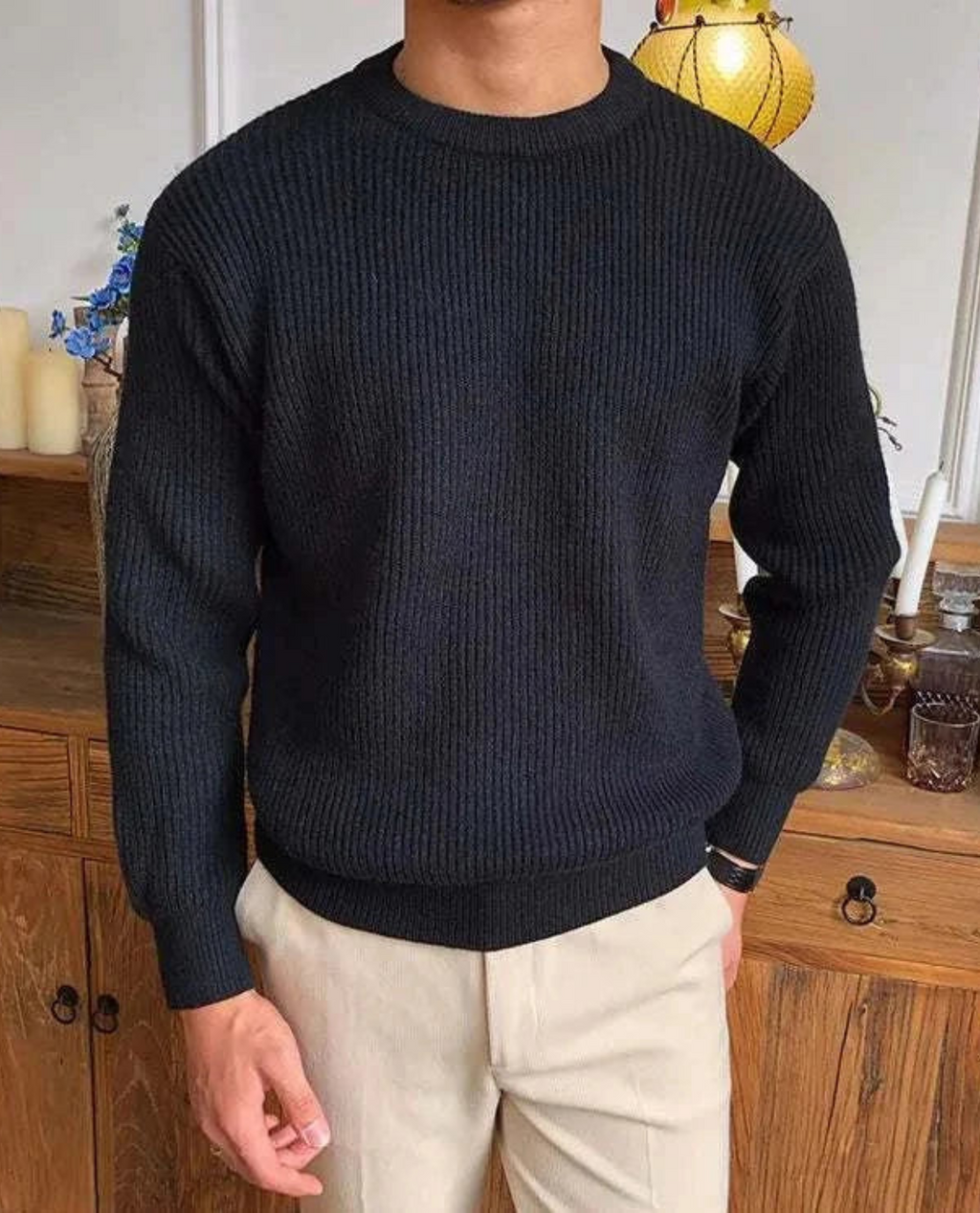 Strickpullover GRAN aus Baumwollmischung