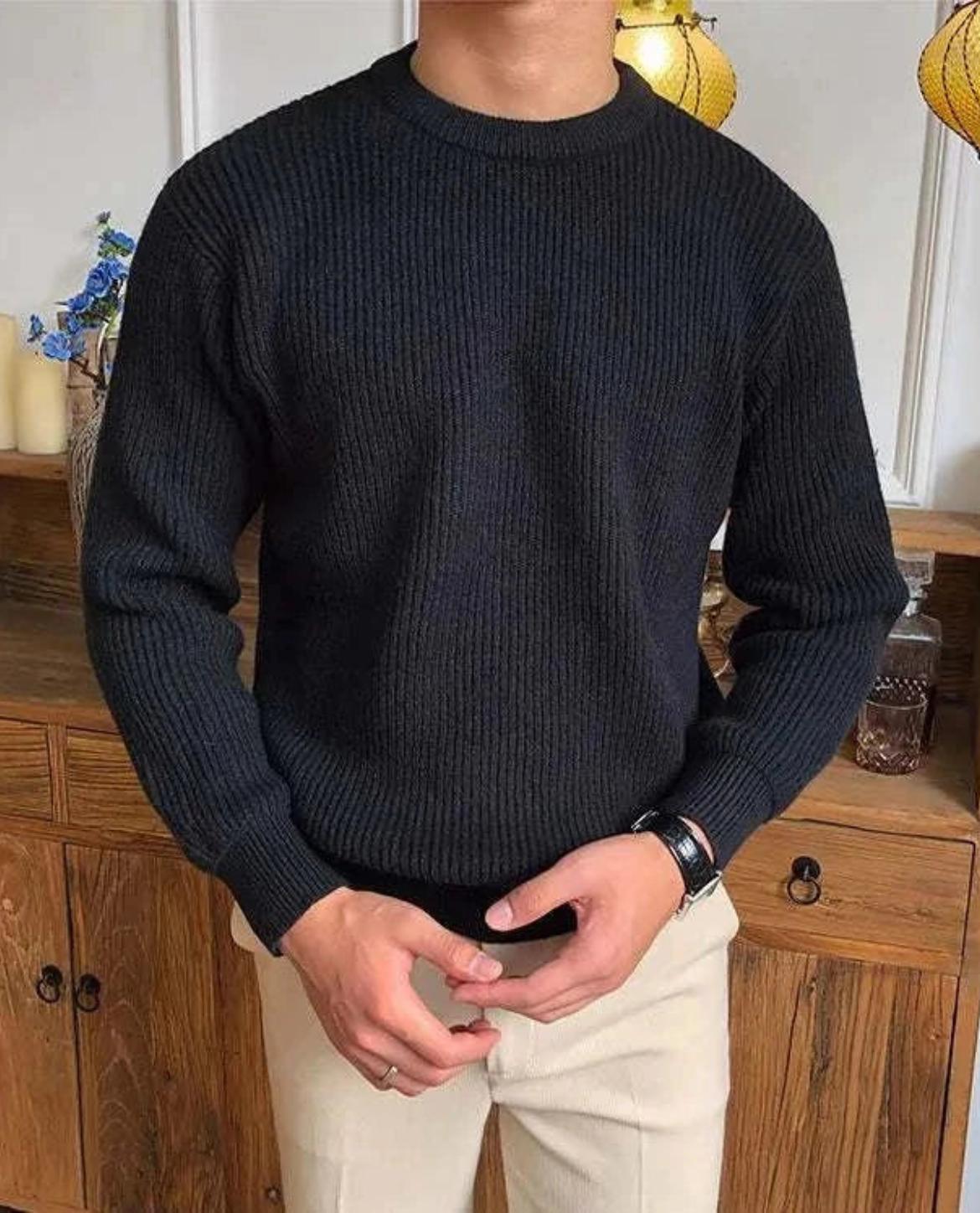 Strickpullover GRAN aus Baumwollmischung